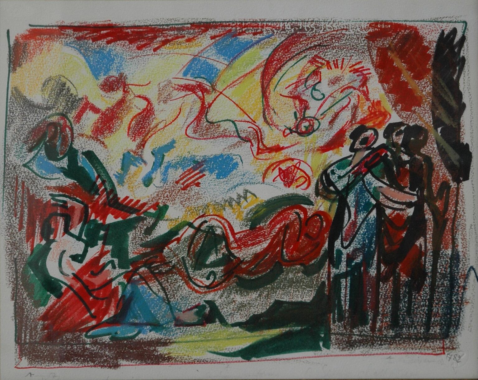 Sc&egrave;ne classique - Andr&eacute; Masson 