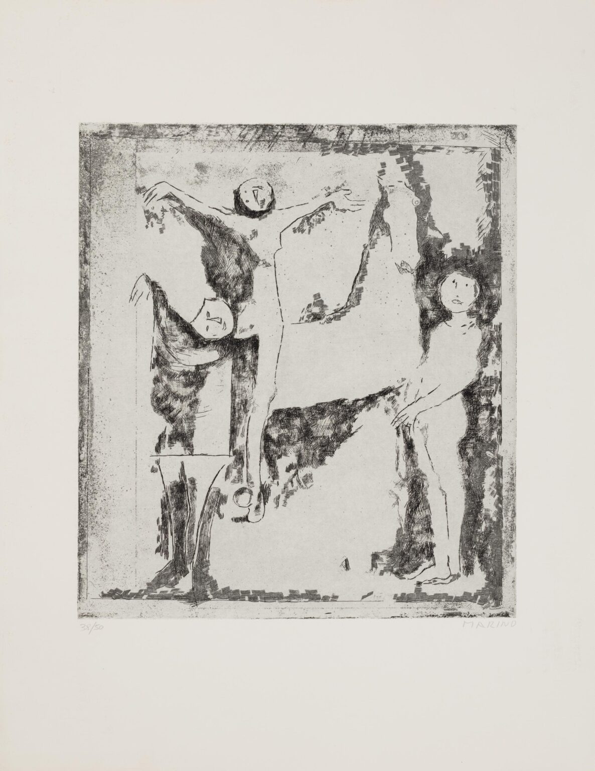 Gruppo di Arlecchini - Marino Marini 