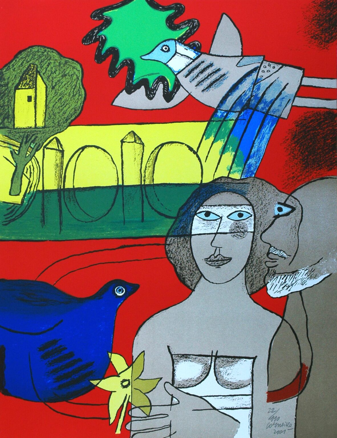 Les Amoureux de l&acute; &icirc;le Adam - Corneille 