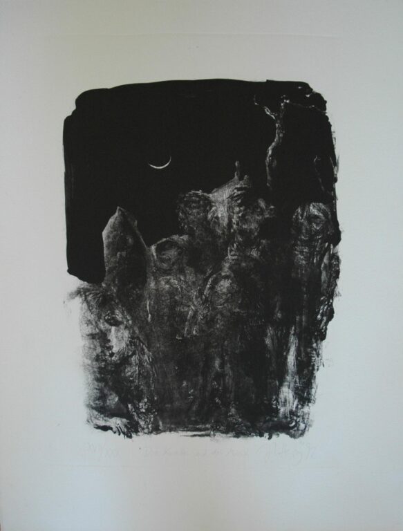 Die Knaben und der Mond - Johannes Heisig 