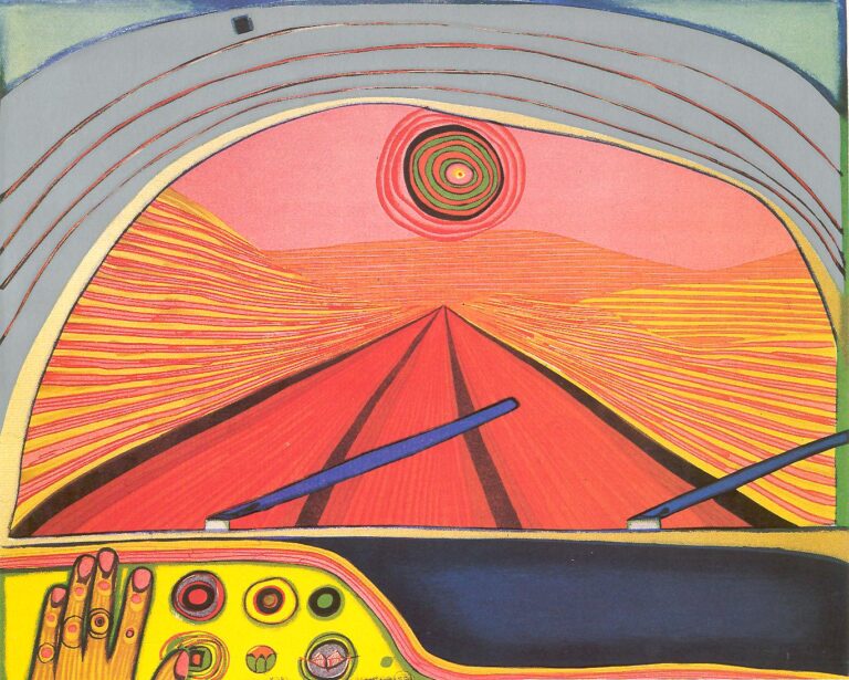 Der endlose Weg zu dir, WVZ 655 - Friedensreich Hundertwasser 