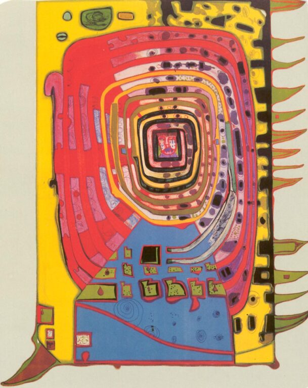Das falsche Augenlid, WVZ 658 - Friedensreich Hundertwasser 