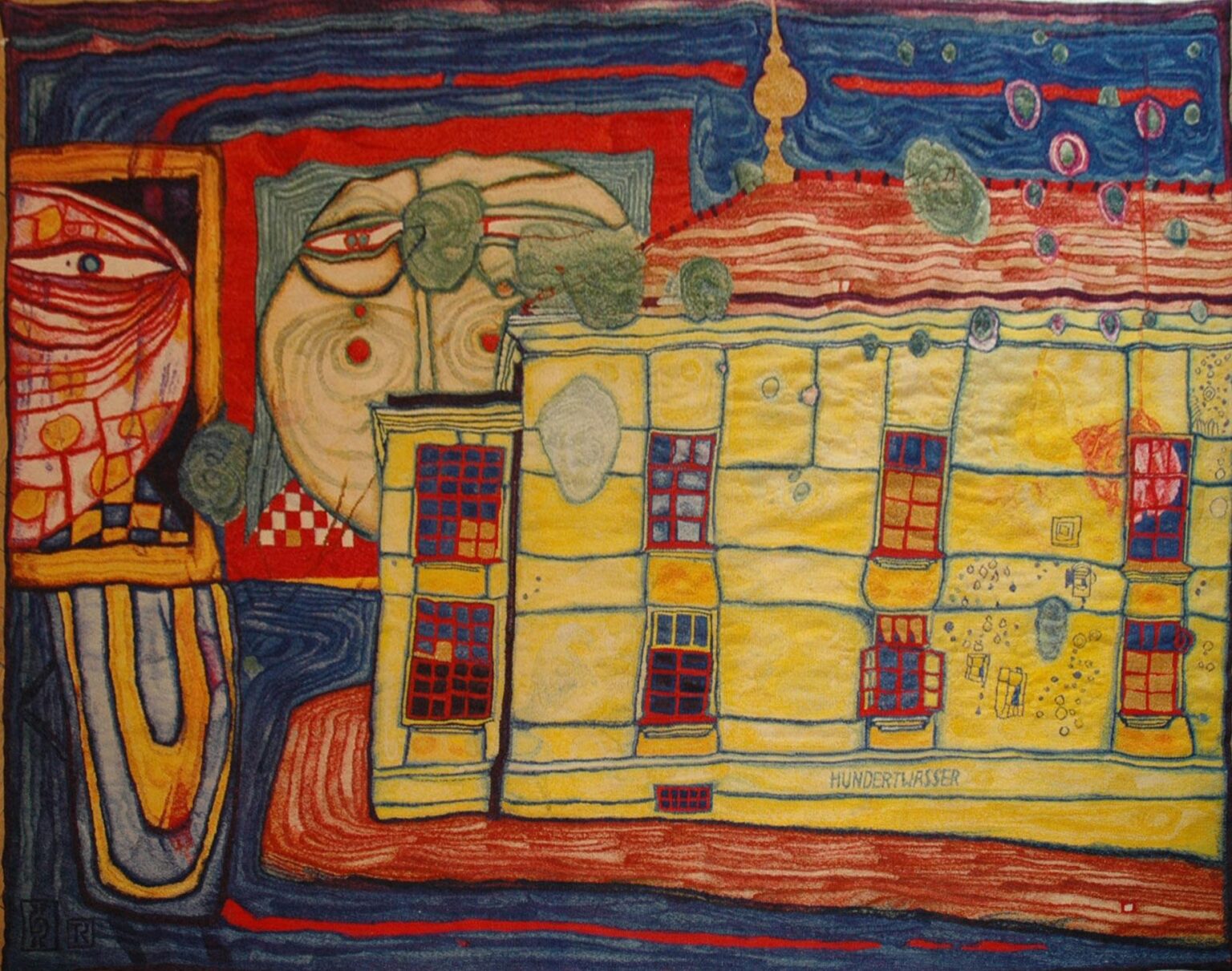 Franz-Josef-Spital (Tapisserie) - Friedensreich Hundertwasser 