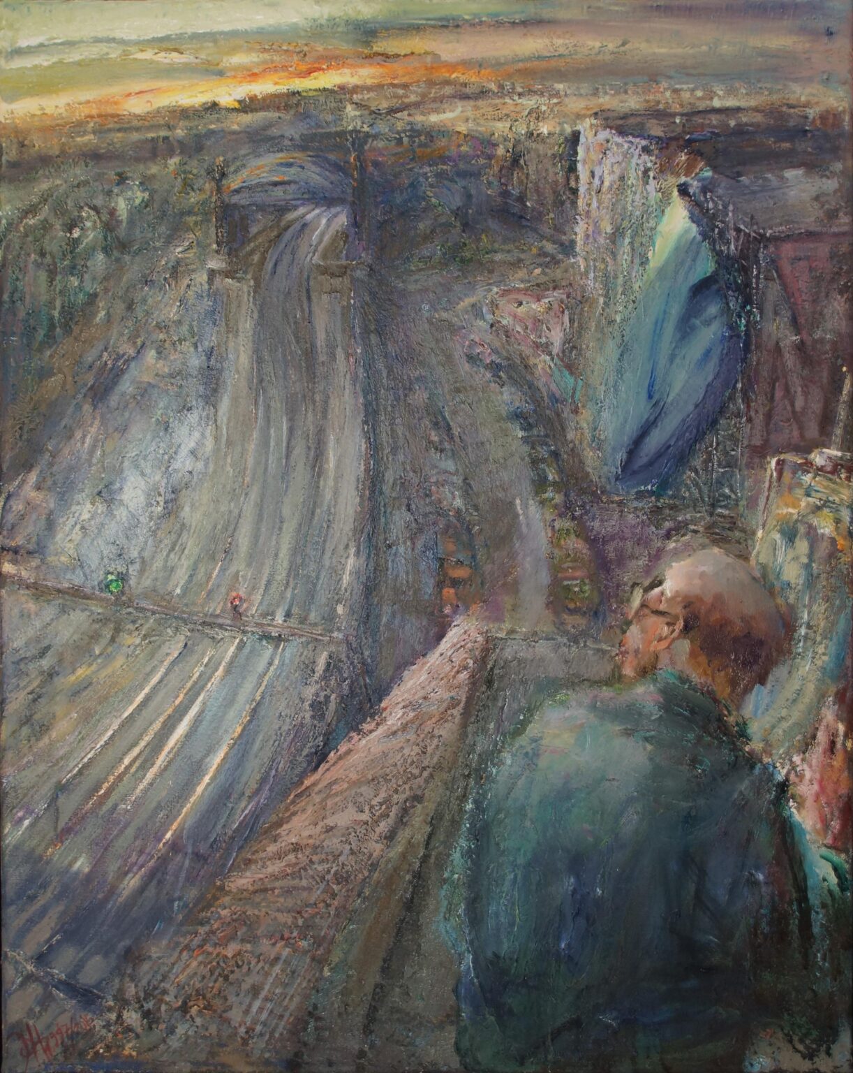 Romantiker &uuml;berm Hackeschen Markt - Johannes Heisig 