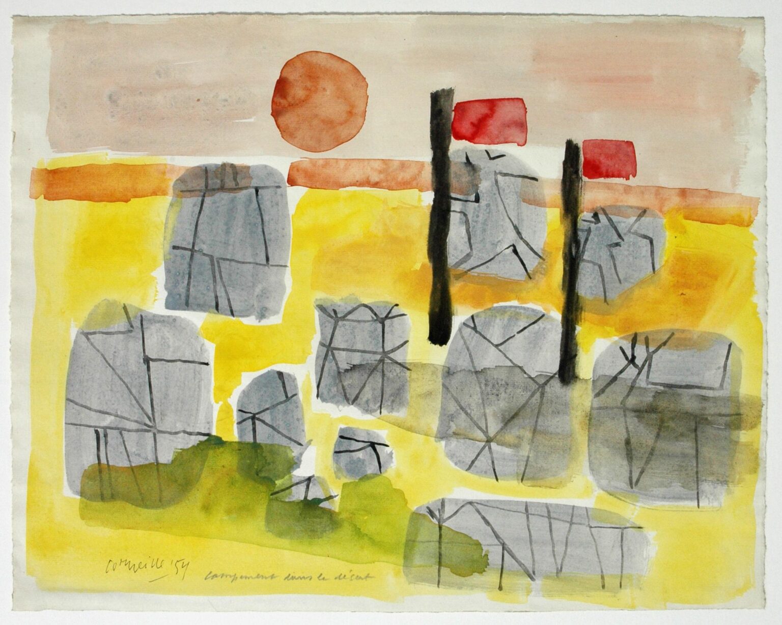 Campement Dans Le D&eacute;sert - Corneille 