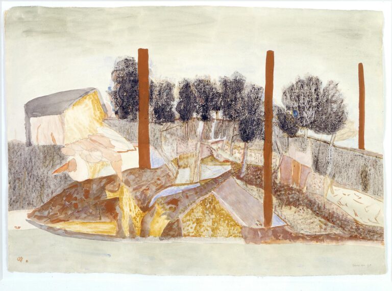 Bäume am Gut - Gerhard Altenbourg 