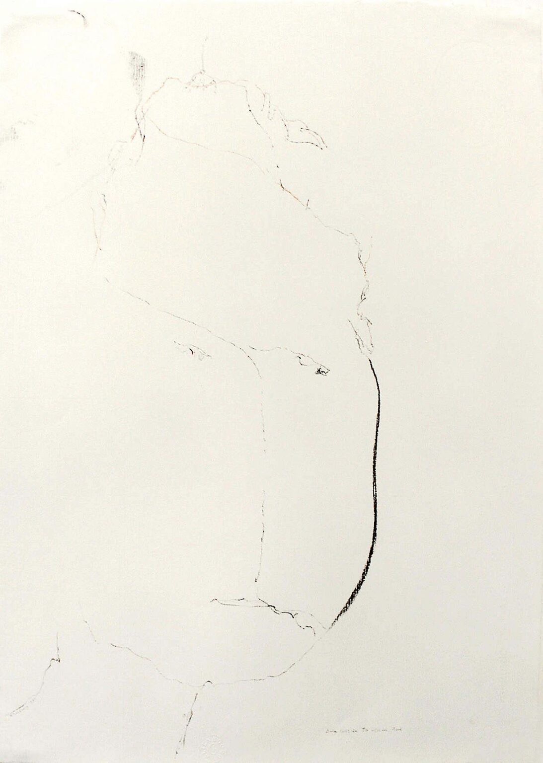 Droben lacht das Tier unter dem Mond - Gerhard Altenbourg 