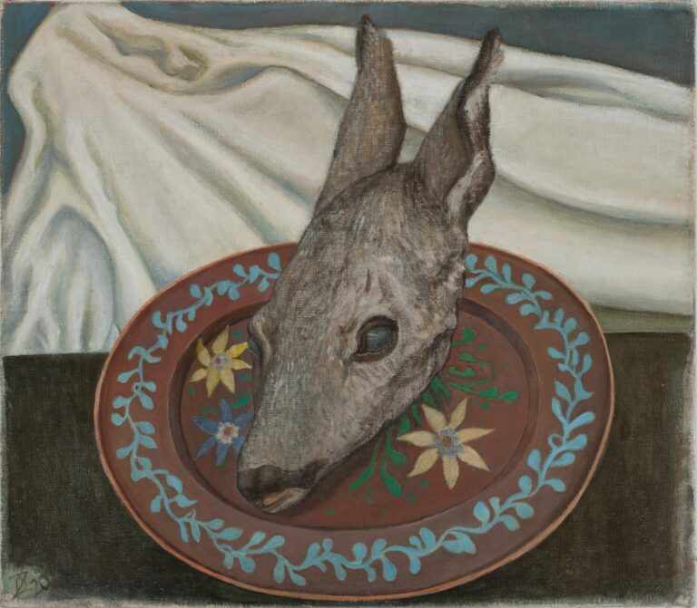 Stilleben mit Rehkopf - Doris Ziegler 
