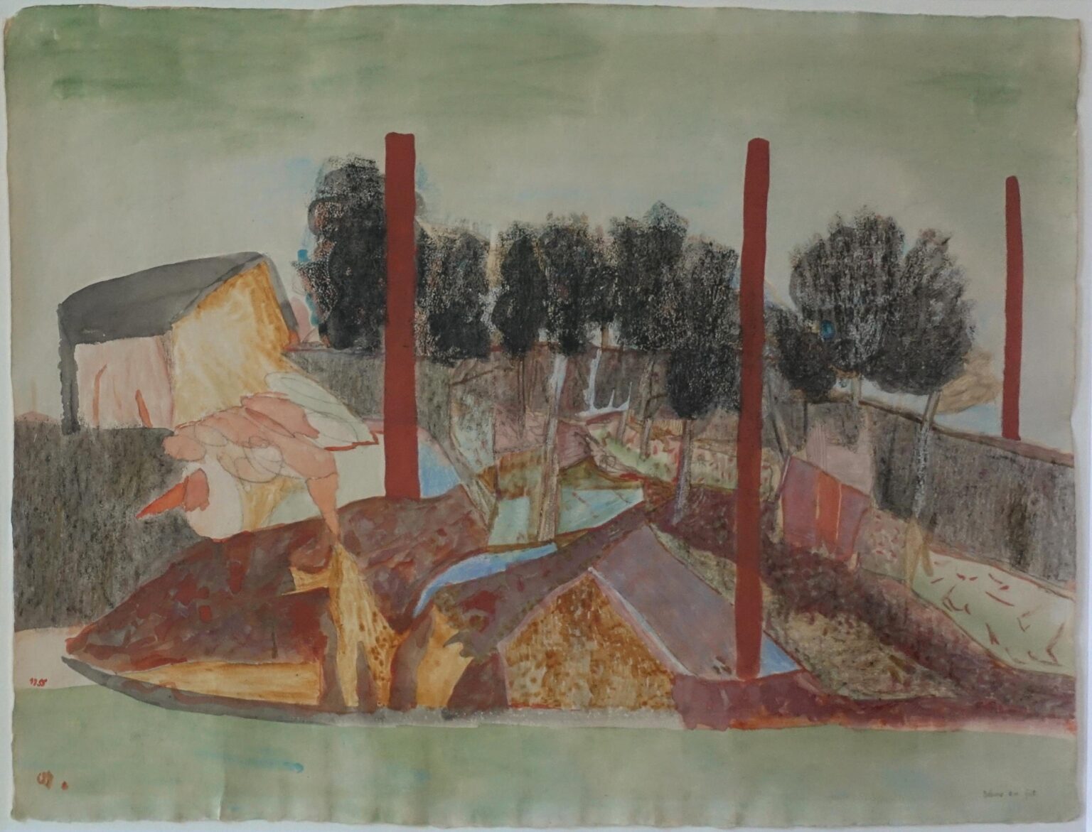 B&auml;ume am Gut - Gerhard Altenbourg 