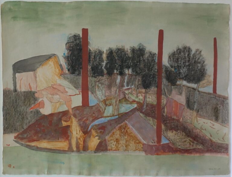Bäume am Gut - Gerhard Altenbourg 