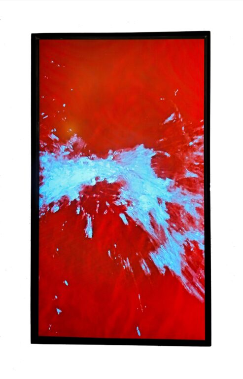 Splash (red) - Fabrizio Plessi 