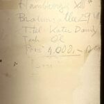 Beschriftet durch Arnold Fiedler
"Preis 4.000,00 DM