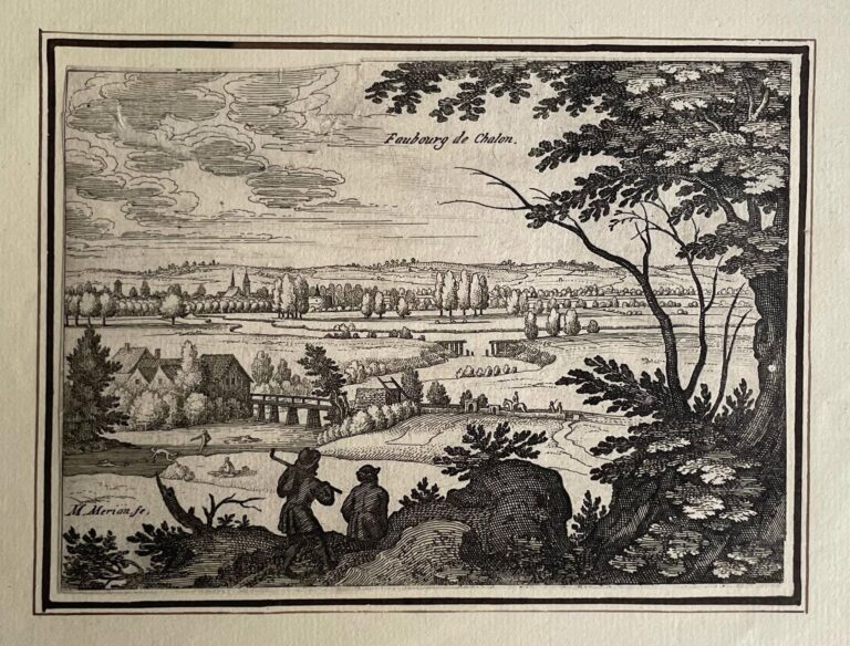 Fabourg de Chalon - Matthäus Merian 