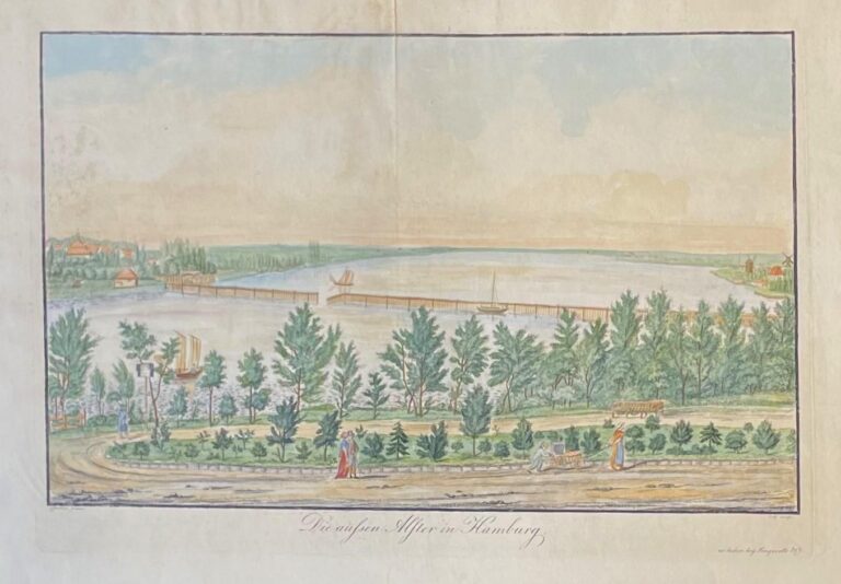 Die Aussenalster in Hamburg - Wunderkammer 