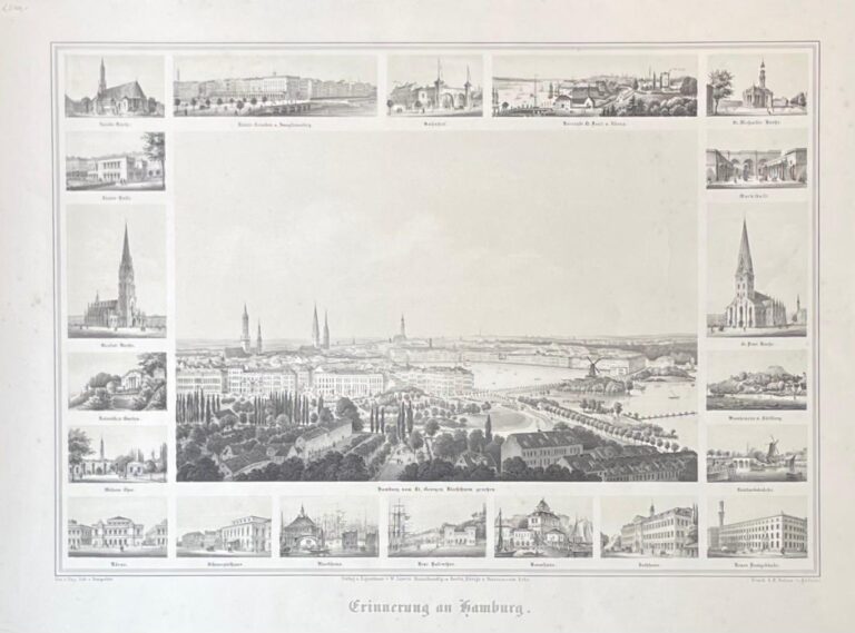 Erinnerung an Hamburg - Julius Friedrich Tempeltey 