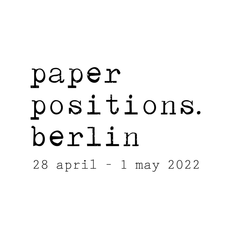 FELIXJUDART auf der sechsten paper positions. berlin 2022 