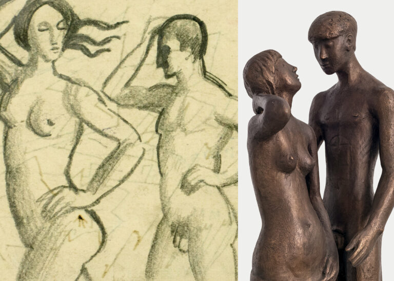 August Macke & Gerhard Marcks: Heitere Tage. Arbeiten auf Papier und Skulpturen 