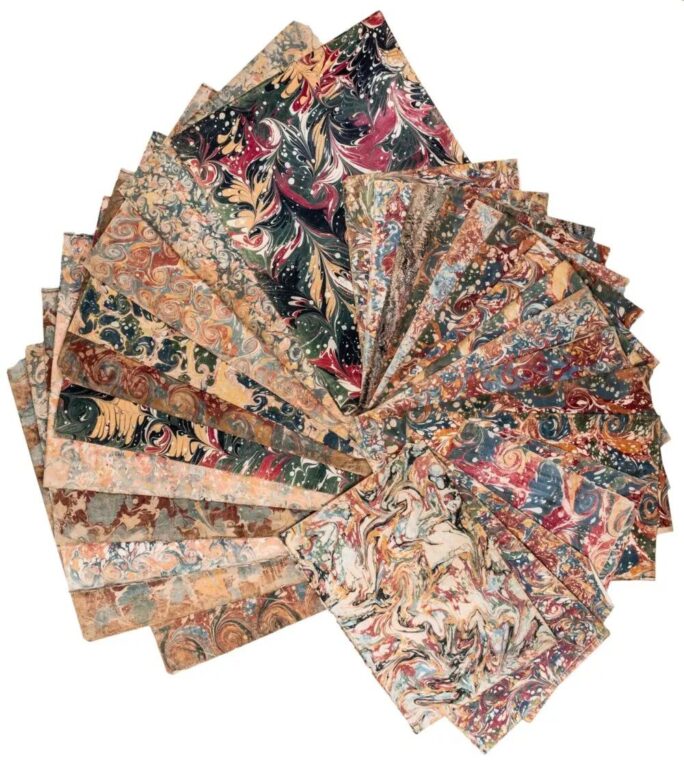Luxuspapiere – Marmorpapier - Wunderkammer 
