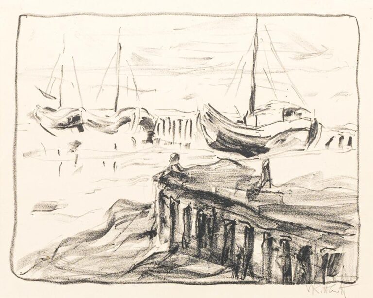 Hafen bei Ebbe - Karl Schmidt-Rottluff 