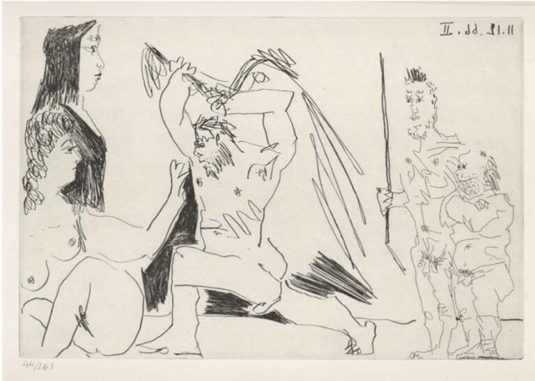 El Entierro del Conde de Orgaz - Pablo Picasso 
