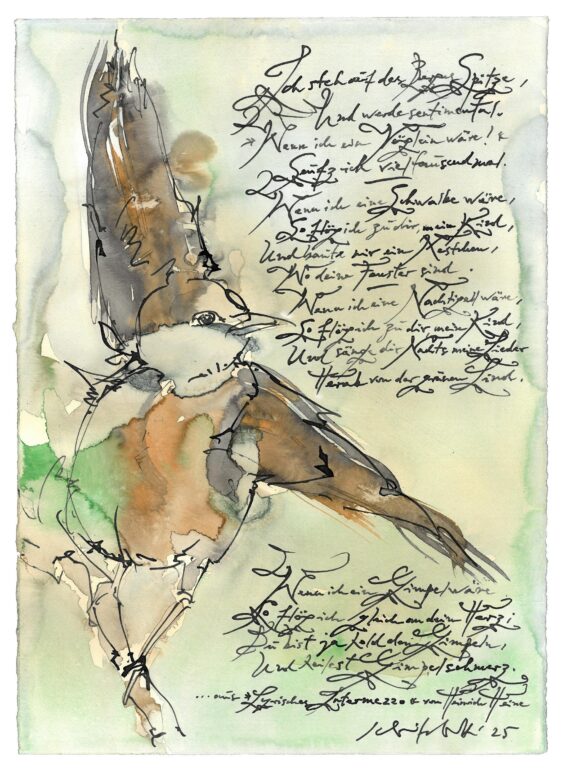 Lyrisches Intermezzo. Mit einem Gedicht von Heinrich Heine. - Albert Schindehütte 