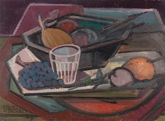 Stillleben mit Wasserglas - Emil Maetzel 