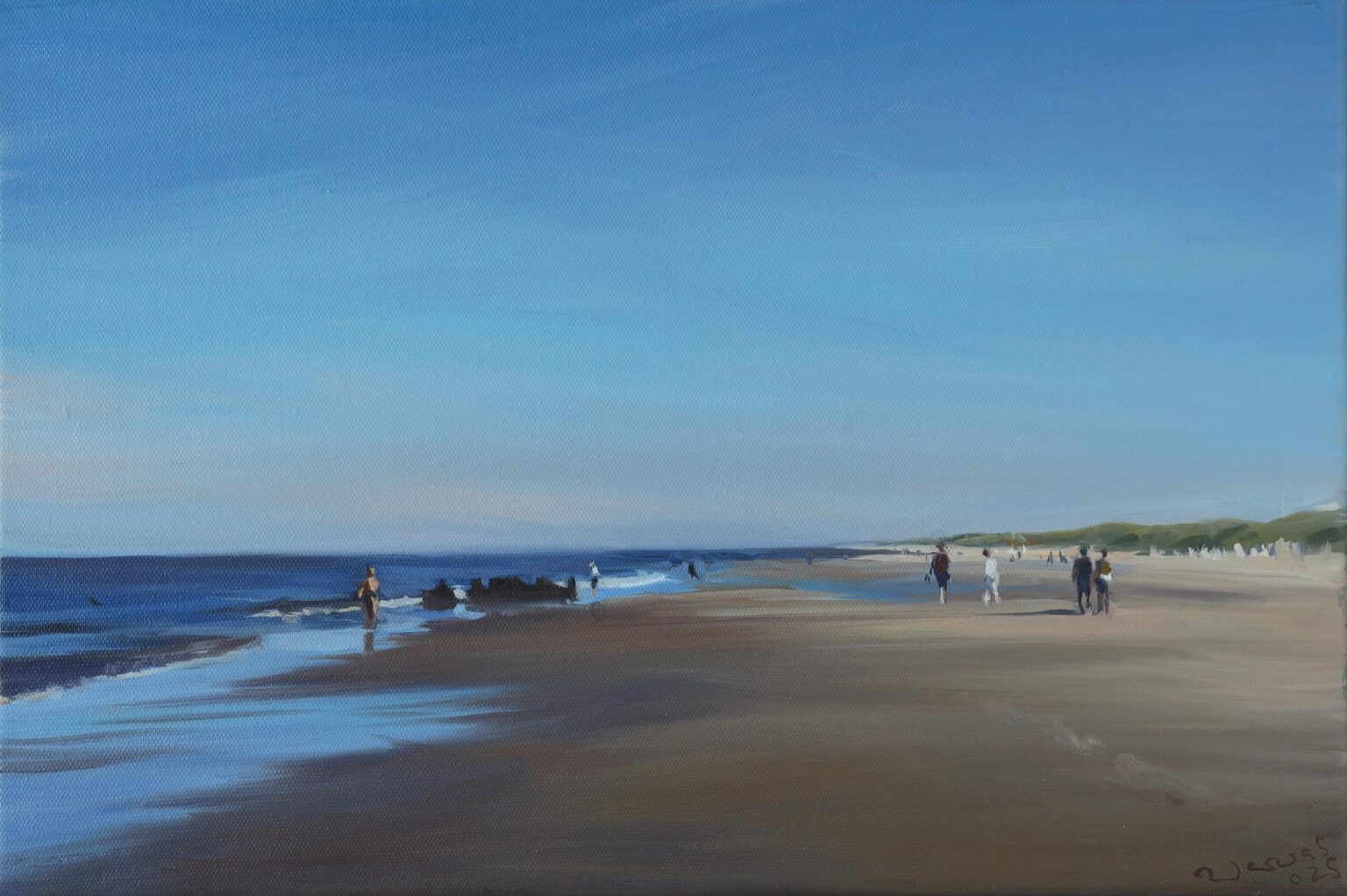 Strand bei Kampen (ruhiger Tag) - Till Warwas 