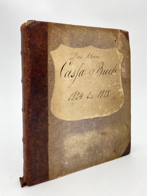 Das kleine Cassa-Buch 1824 bis 1828 - Wunderkammer 