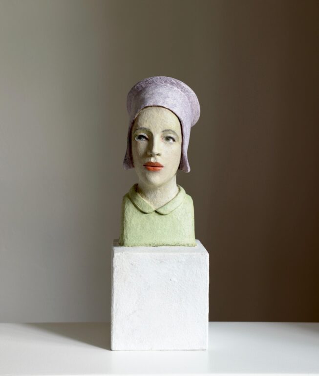 Frau mit Kappe - Annette Meincke-Nagy 