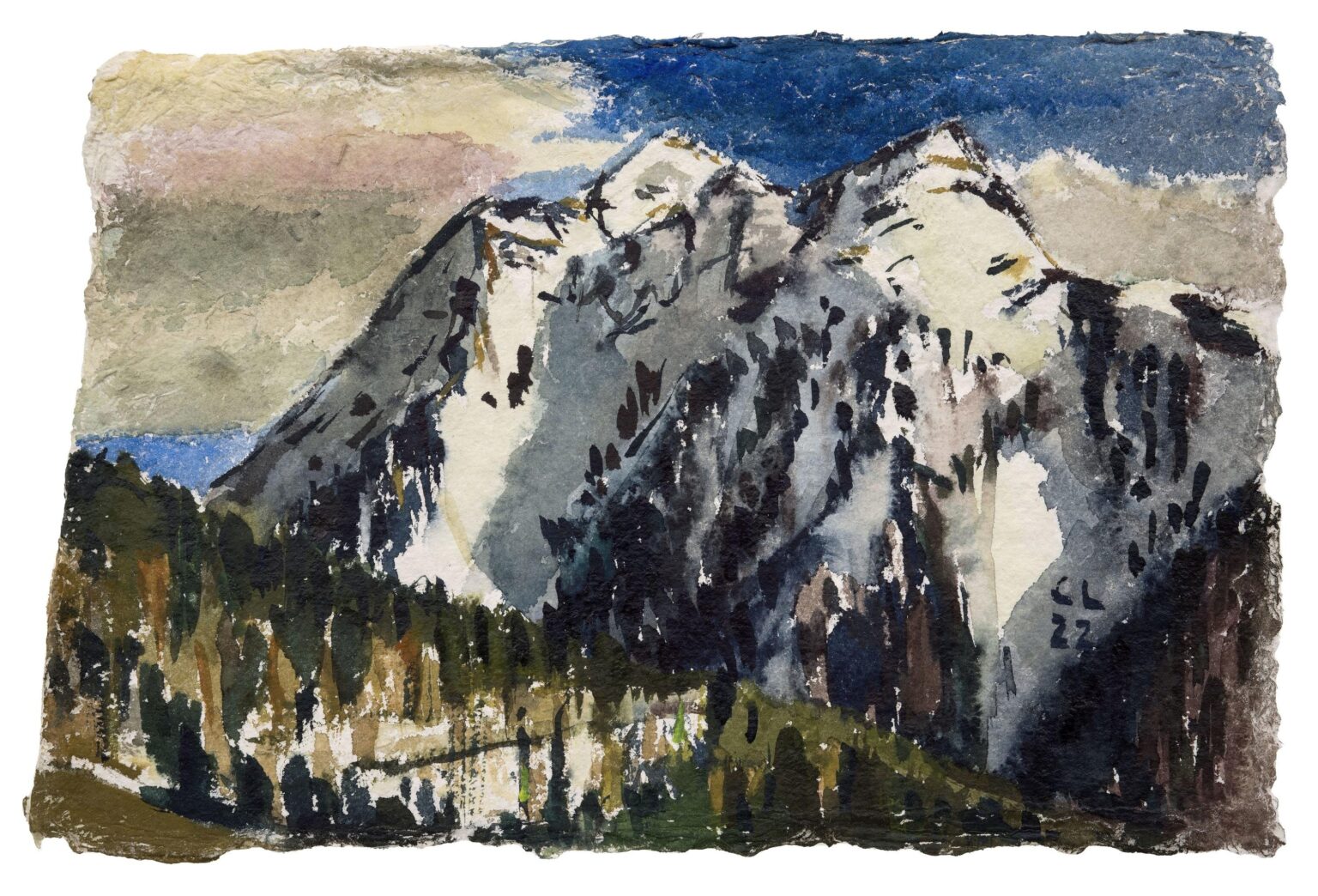 Verschneite Gipfel am Abend - Christopher Lehmpfuhl 
