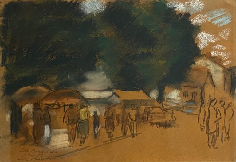 Marktszene - Lotte Laserstein 