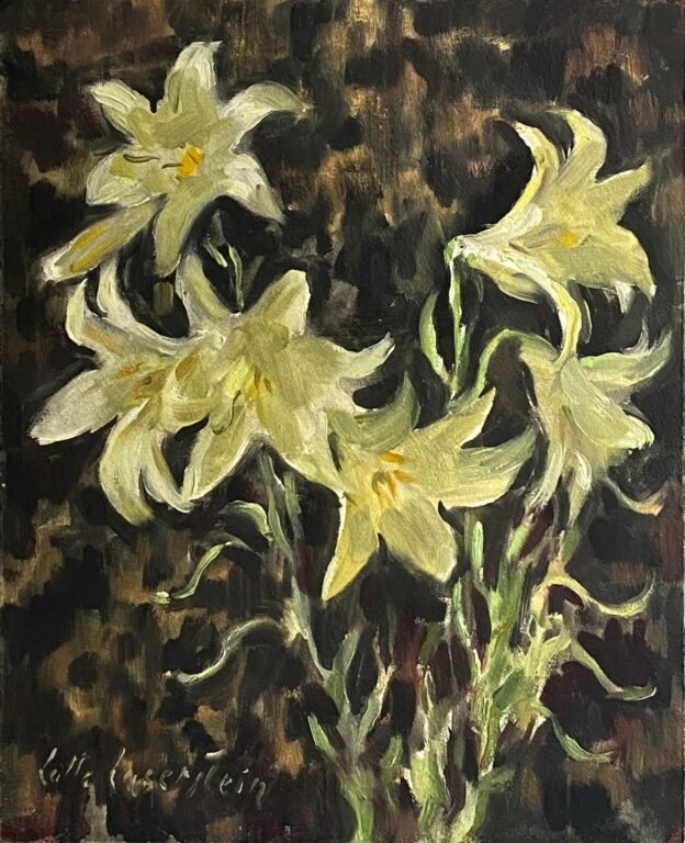 Weiße Lilien - Lotte Laserstein 