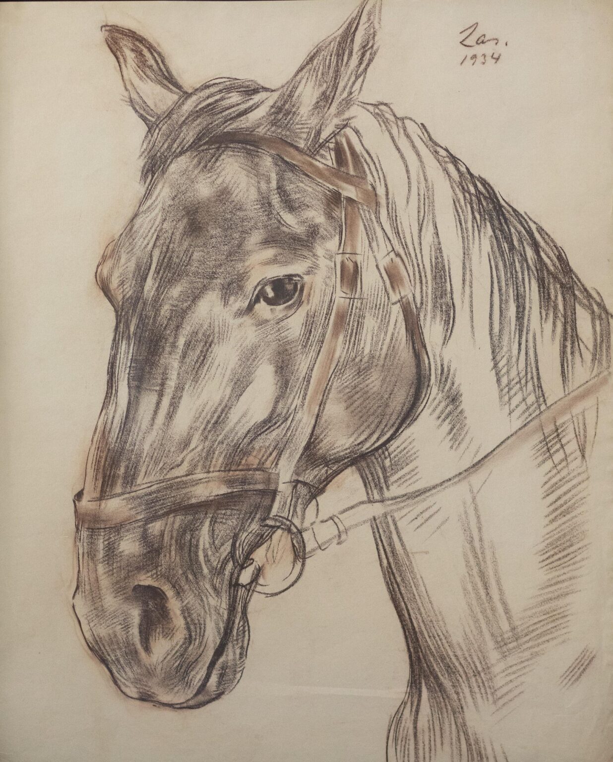 Pferdekopf - Lotte Laserstein 