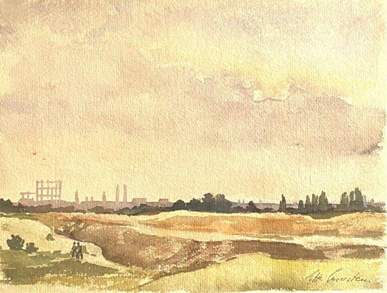 Blick auf eine Stadt (Berlin) - Lotte Laserstein 