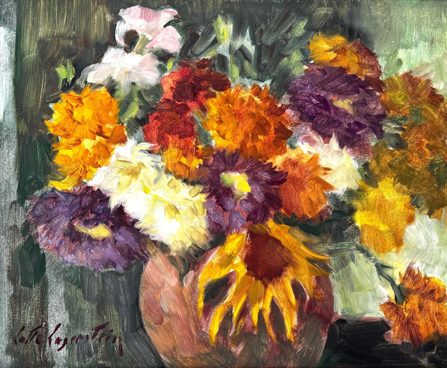 Blumenstillleben - Lotte Laserstein 