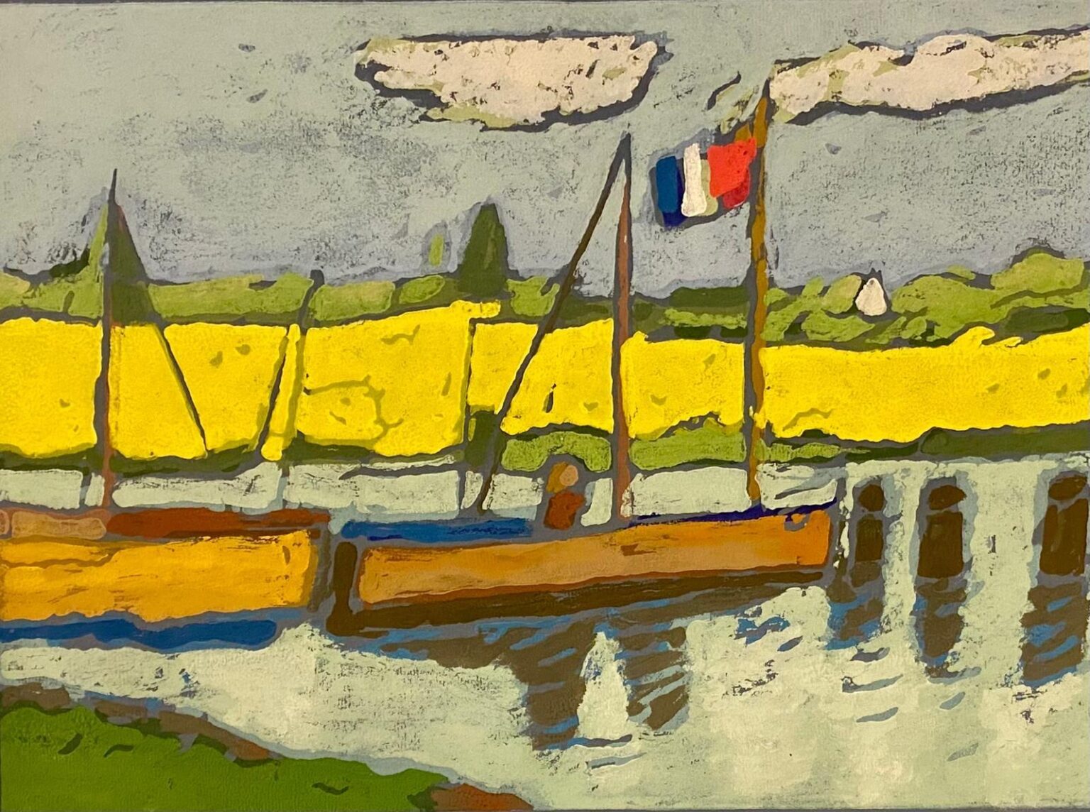 Boote bei Kappeln - Klaus Fußmann 