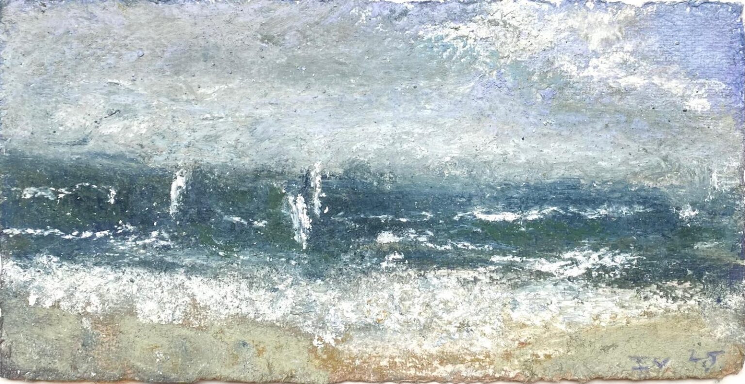 3 Segler bei Wind - Klaus Fußmann 