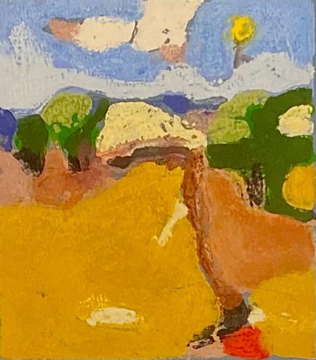 Landschaft bei Goldhöft - Klaus Fußmann 