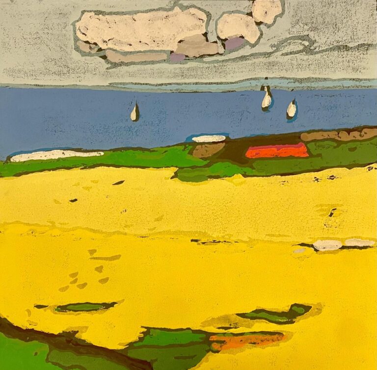 Raps vor Ostsee bei Ohrfeldhaff - Klaus Fußmann 