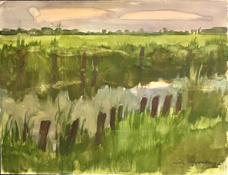 Moorlandschaft - Lotte Laserstein 