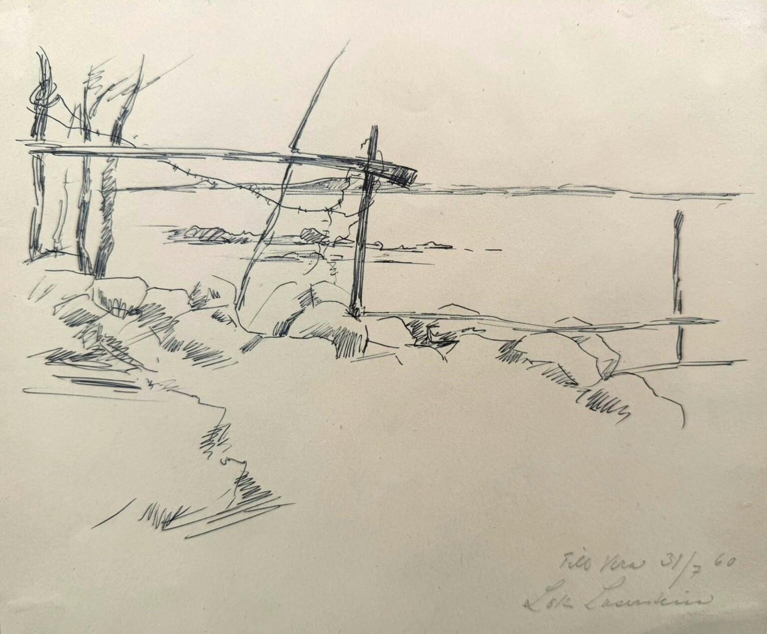 Am Ufer - Lotte Laserstein 