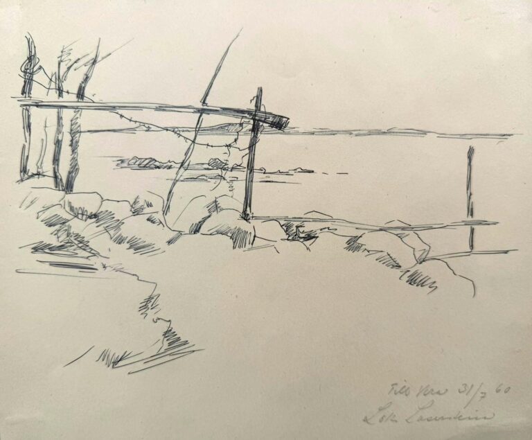 Am Ufer - Lotte Laserstein 