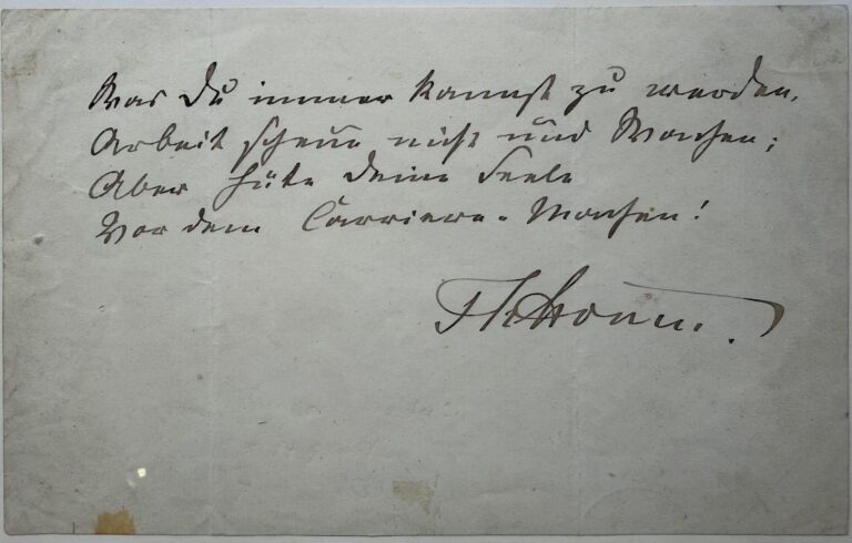 „Für meine Söhne“ - Theodor Storm 