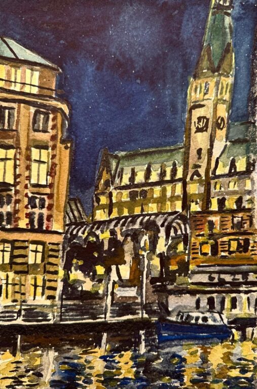 Rathaus am Abend - Christopher Lehmpfuhl 