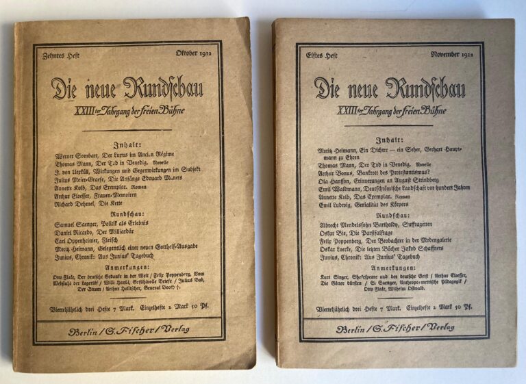 Tod in Venedig - Thomas Mann 