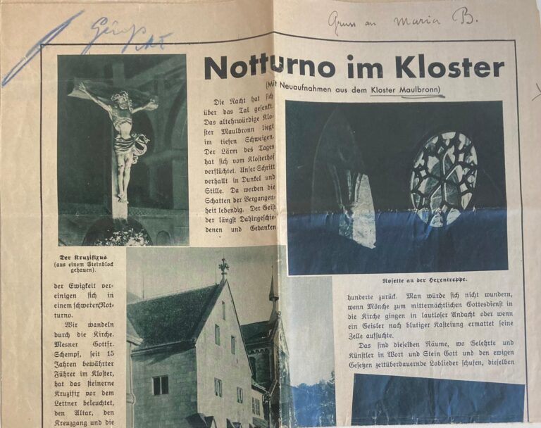 Notturno im Kloster Maulbronn - Hermann Hesse 