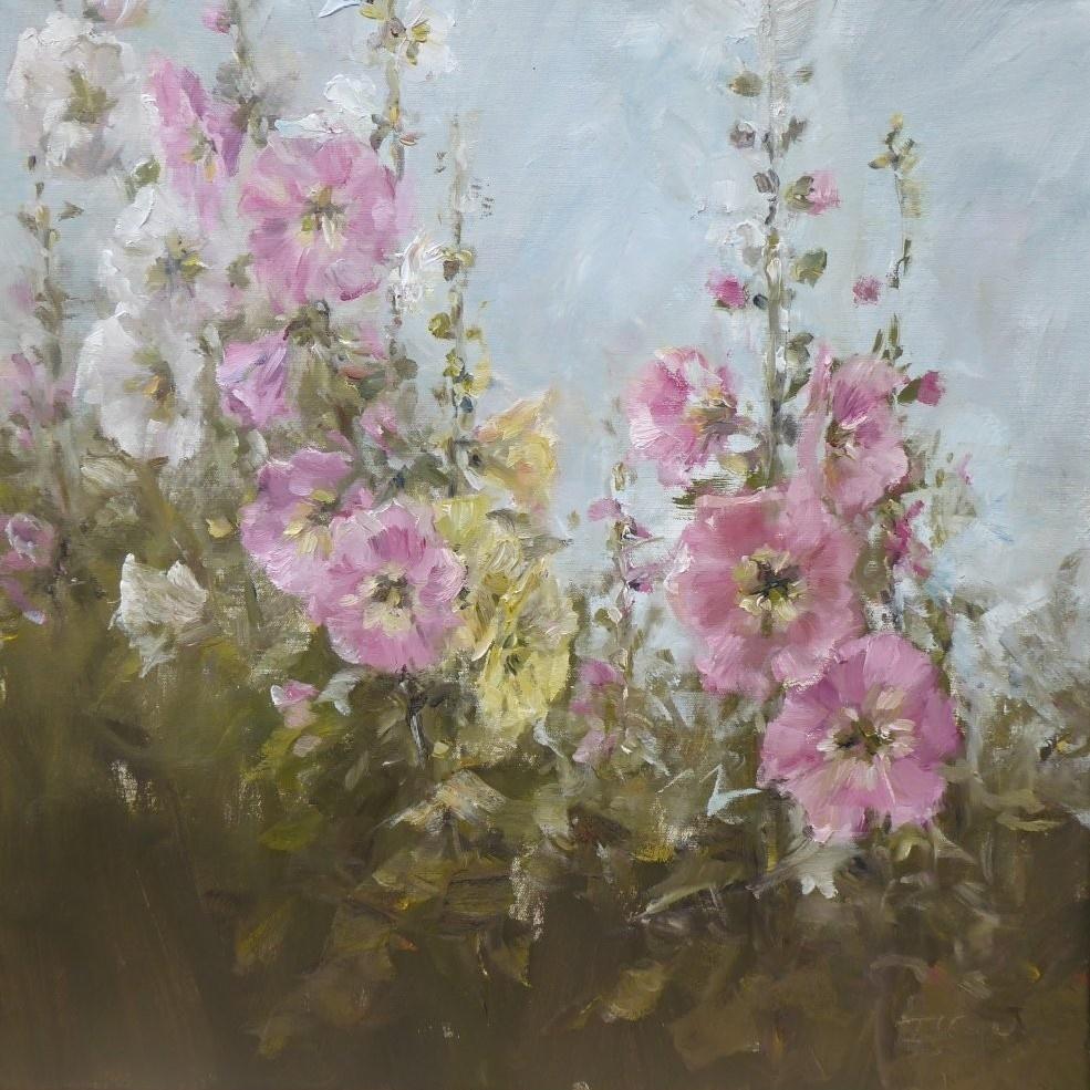 Stockrosensommer I - Frauke Gloyer 