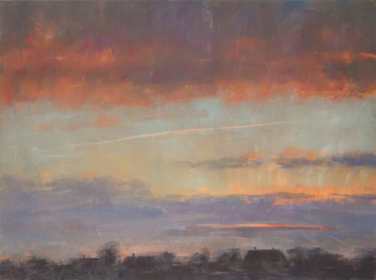 Feuriger Abendhimmel 