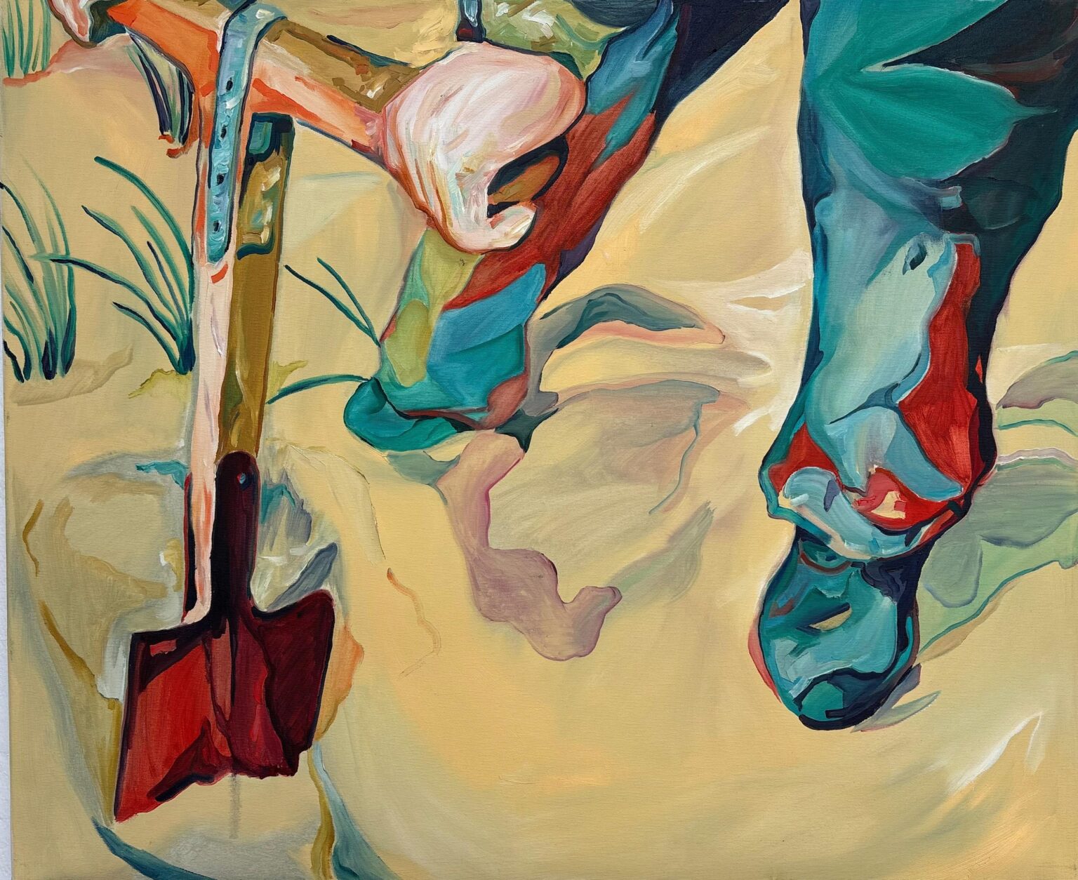 Grabung von Pflanzl&ouml;chern (Halm) - Jonathan L&uuml;tzen 