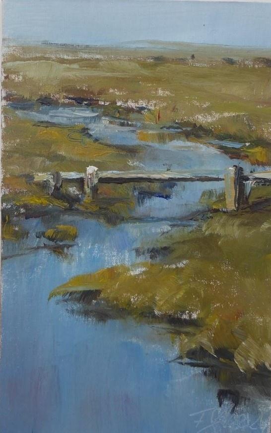 Kleiner Steg im Vorfr&uuml;hling - Frauke Gloyer 